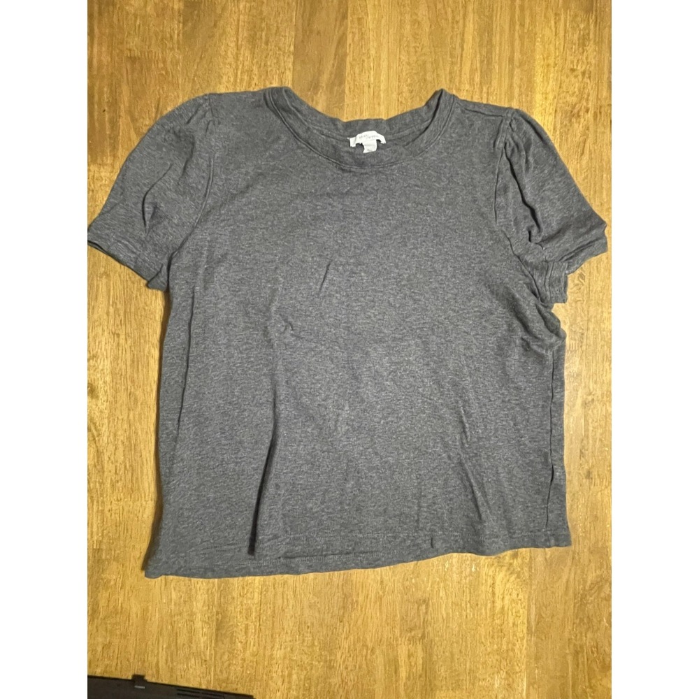 Daily Ritual Shirt, Women's Size XL, Gray, Cinched Shoulder